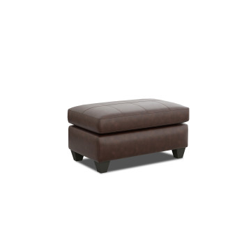 Braden Chocolate Ottoman