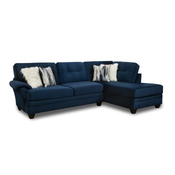 Groovy Navy 2-Piece Sectional