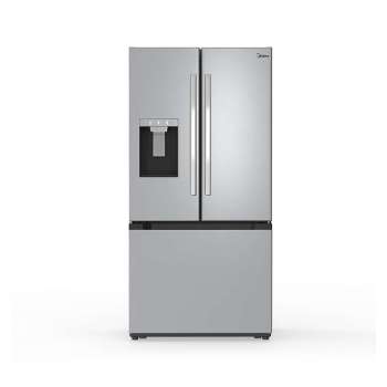 Midea MRF29D6AST 29.3 Cu. Ft. Standard Depth 3-Door French Door Refrigerator in Stainless Steel