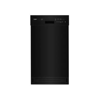 Whirlpool WDPS5118PB 18" Built-In Dishwasher in Black