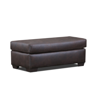 Braden Chocolate Ottoman