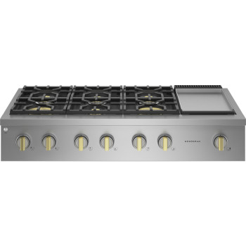 Monogram ZGU486NDTSS 48" Professional Gas Rangetop in Stainless Steel