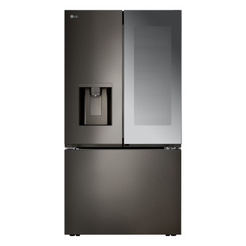 LG LRYKS3106D 30.7 Instaview® French Door Refrigerator in Black Stainless Steel