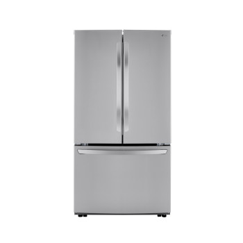 LG LRFCC23D6S 23.0 Cu. Ft. Counter-Depth French Door Refrigerator in PrintProof™ Stainless Steel