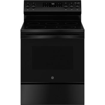 GE GRF500PVBB 5.3 Cu. Ft. Freestanding Electric Range in Black