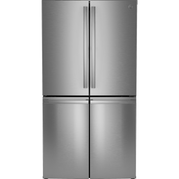 GE Profile PAD28BYTFS 28.4 Cu. Ft. Quad-Door Refrigerator in Fingerprint Resistant Stainless Steel