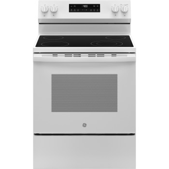 GE GRF400SVWW 5.3 Cu. Ft. Freestanding Electric Range in White