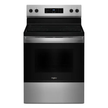 Whirlpool WFES3530RS 5.3 Cu. Ft. Freestanding Electric Range in Stainless Steel