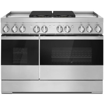 JennAir JDRP848HM 6.3 Cu. Ft. Freestanding Dual Fuel Range in Stainless Steel