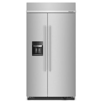 KitchenAid KBSD702MSS 25.1 Cu. Ft. Build-In Side by Side Refrigerator in Stainless Steel