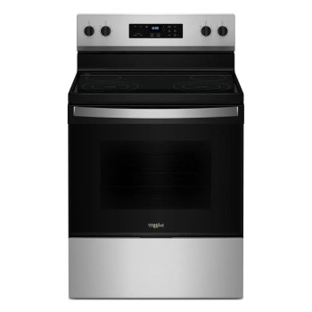 Whirlpool WFES3030RS 5.3 Cu. Ft. Freestanding Electric Range in Stainless Steel