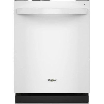 Whirlpool WDT550SAPW 24" 44dBA Built-In Dishwasher in White