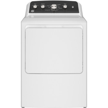 GE ETD48EASWWB 7.2 Cu. Ft. Electric Dryer with Spanish Control Panel in White