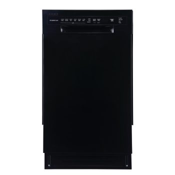 EdgeStar BIDW1802BL 18" Built-In Dishwasher in Black