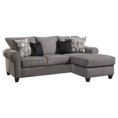 3308 1745 Barringer Smoke 2 Piece Sectional With Chaise American Freight Sears Barringer Smoke 2 Piece Sectional With, American Freight Sofa Sleeper