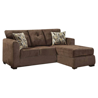 Wf3903 118 Kelly Chocolate 2 Piece Sectional With Chaise American Freight Sears Kelly Chocolate 2 Piece Sectional With, American Freight Sofa Sleeper