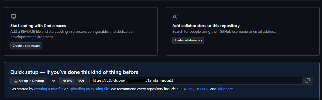 Dove trovare il link repository su github