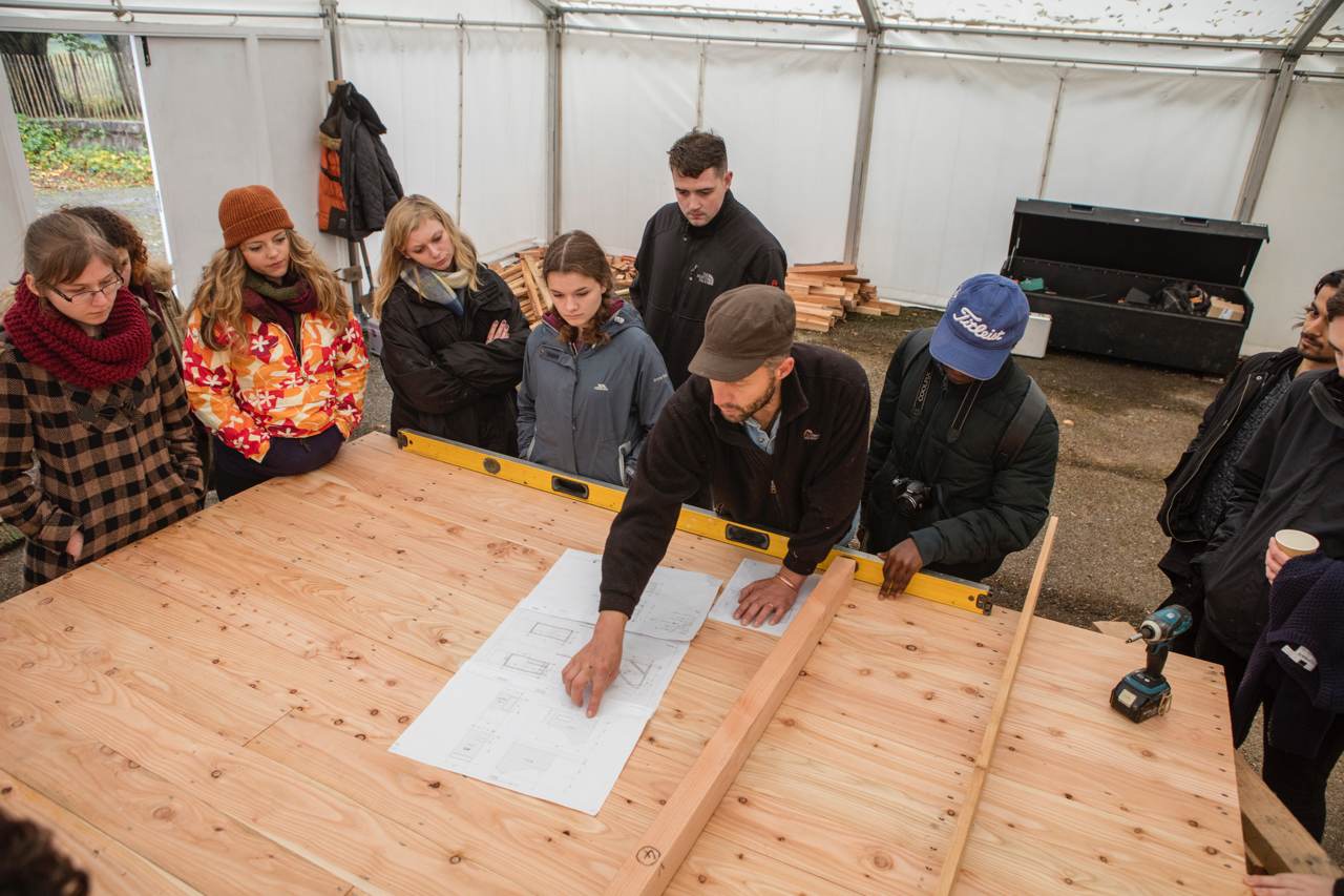 Students create unique camping experience on Dartington estate