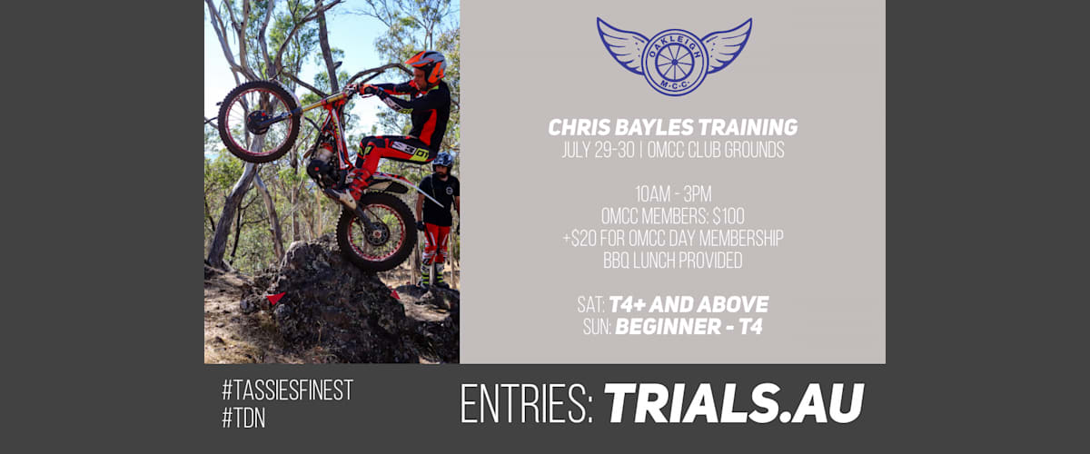 Event image for Chris Bayles Training @ OMCC Club Grounds