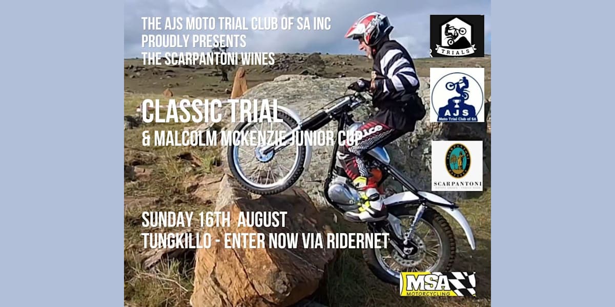 Scarpantoni Wines Classic Trial & The Malcolm McKenzie Junior Cup Scarpantoni Wines Classic Trial & The Malcolm McKenzie Junior Cup