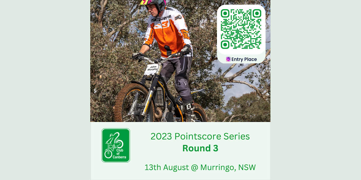 Round 3 Trials Club of Canberra 2023 Pointscore Series