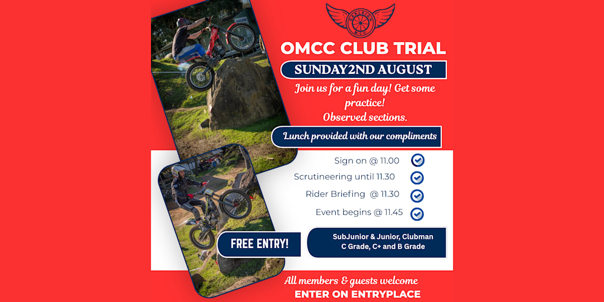 OMCC Club Trial 2nd August