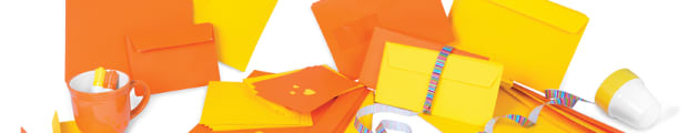 Kaskad coloured envelopes, 110x220 mm (DL) kaskad coloured envelopes, 114x162 mm (C6) kaskad coloured envelopes, 170x170 mm square kaskad coloured envelopes, 229x324 mm (C4) kaskad coloured envelopes