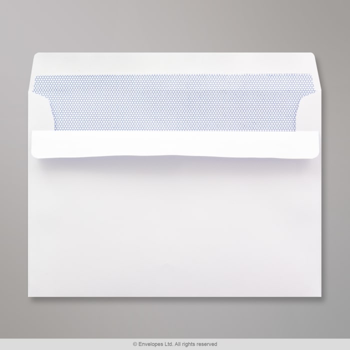 Weißer Briefumschlag 162x229 mm (C5)
