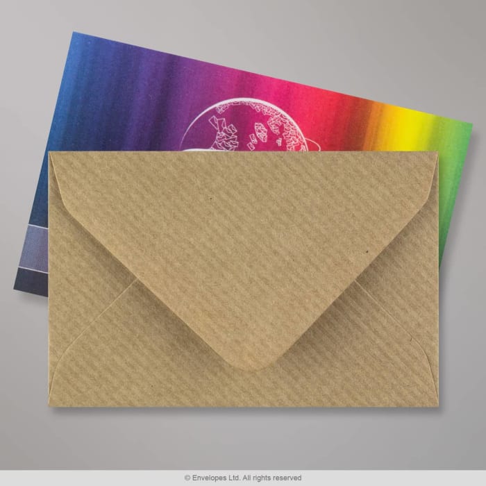 Envelope kraft com nervuras 62x94 mm