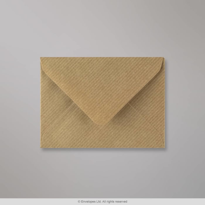 Envelope kraft com nervuras 82x113 mm (C7)