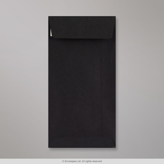 Envelope preto 220x110 mm (DL)