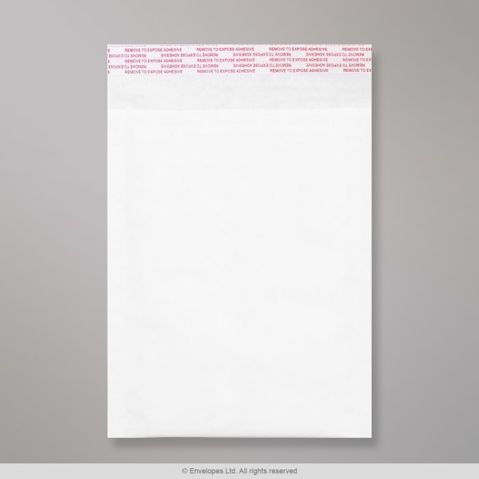 Envelopes almofadados branca de papel kraft 215x150 mm BP215150W