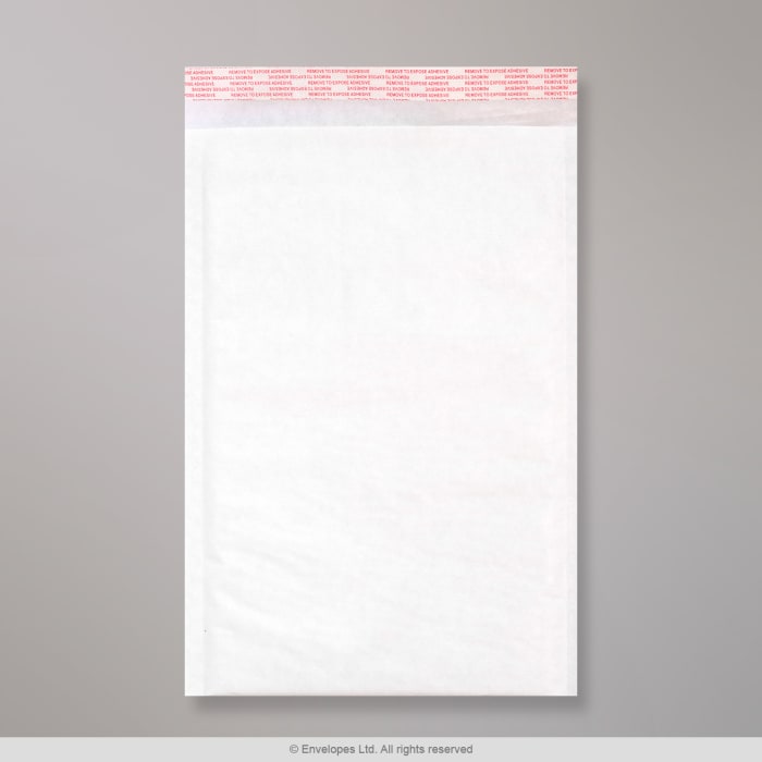 Envelopes almofadados branca de papel kraft 340x220 mm
