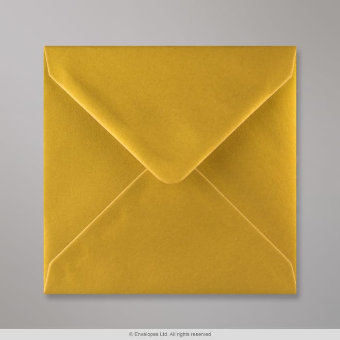 Envelope dourado metalizado 140x140 mm