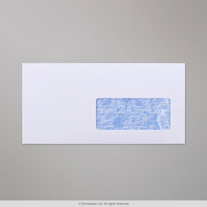 Enveloppe blanche 110x220 mm (DL)