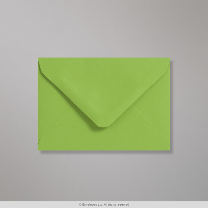 Mellemgrøn Clariana-konvolut 82x113 mm (C7)