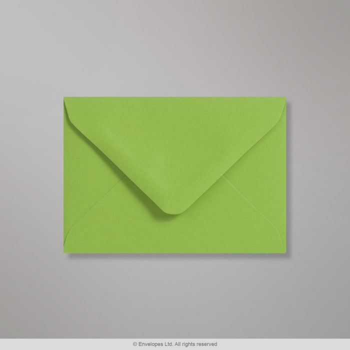 Enveloppe Clariana verte vive 82x113 mm (C7)