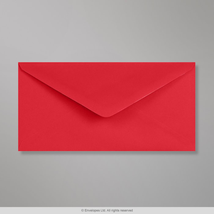 Envelope Clariana vermelho 110x220 mm (DL)