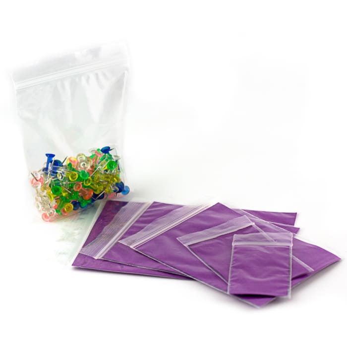 Sachets transparents Zip