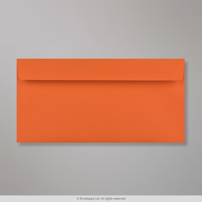 Orangefarbener Clariana Briefumschlag 110x220 mm (DL)