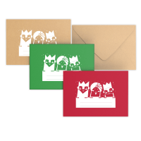 Three Wise Kings Printed Christmas Envelopes