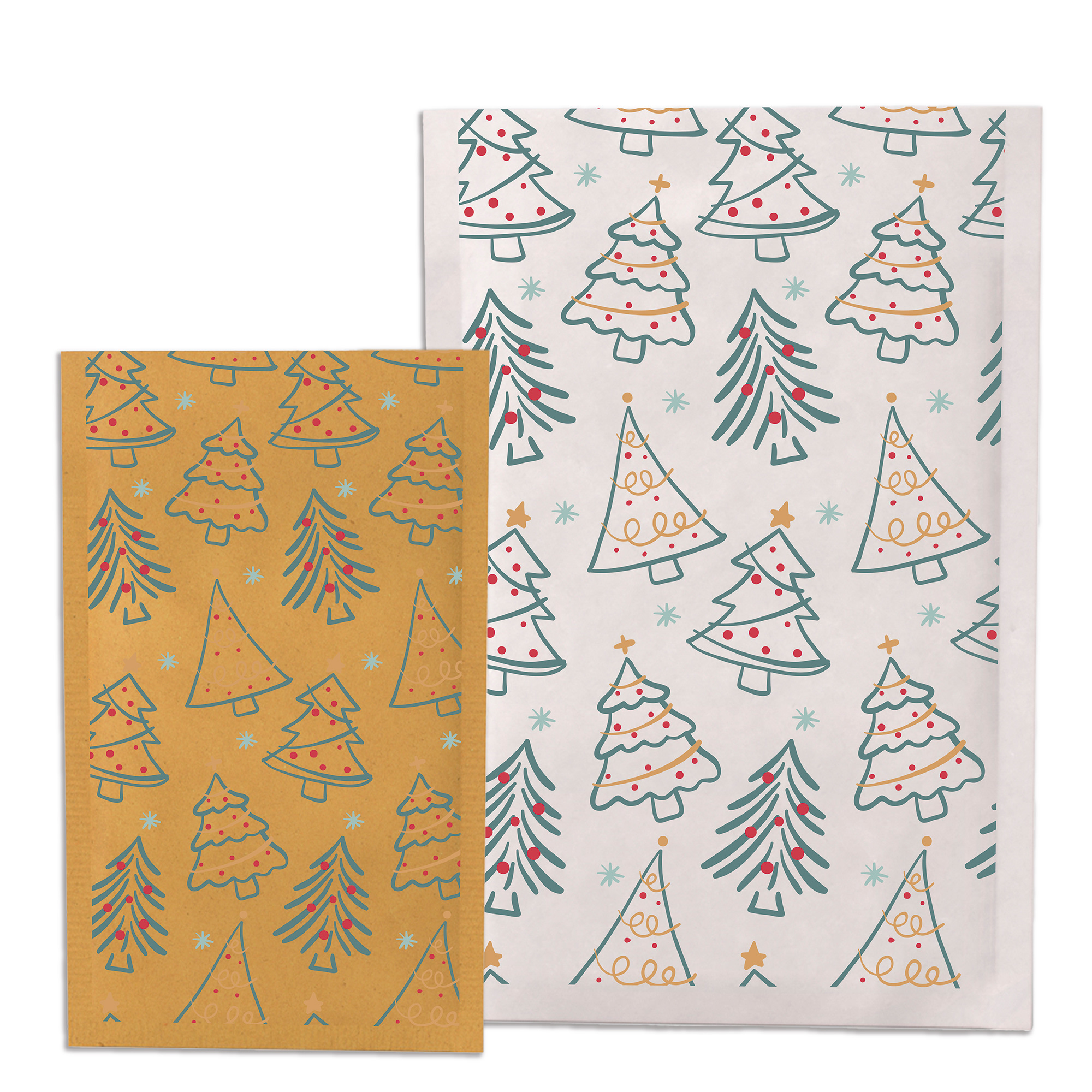 Christmas Padded Bags "Christmas Tree" (Pack of 25)