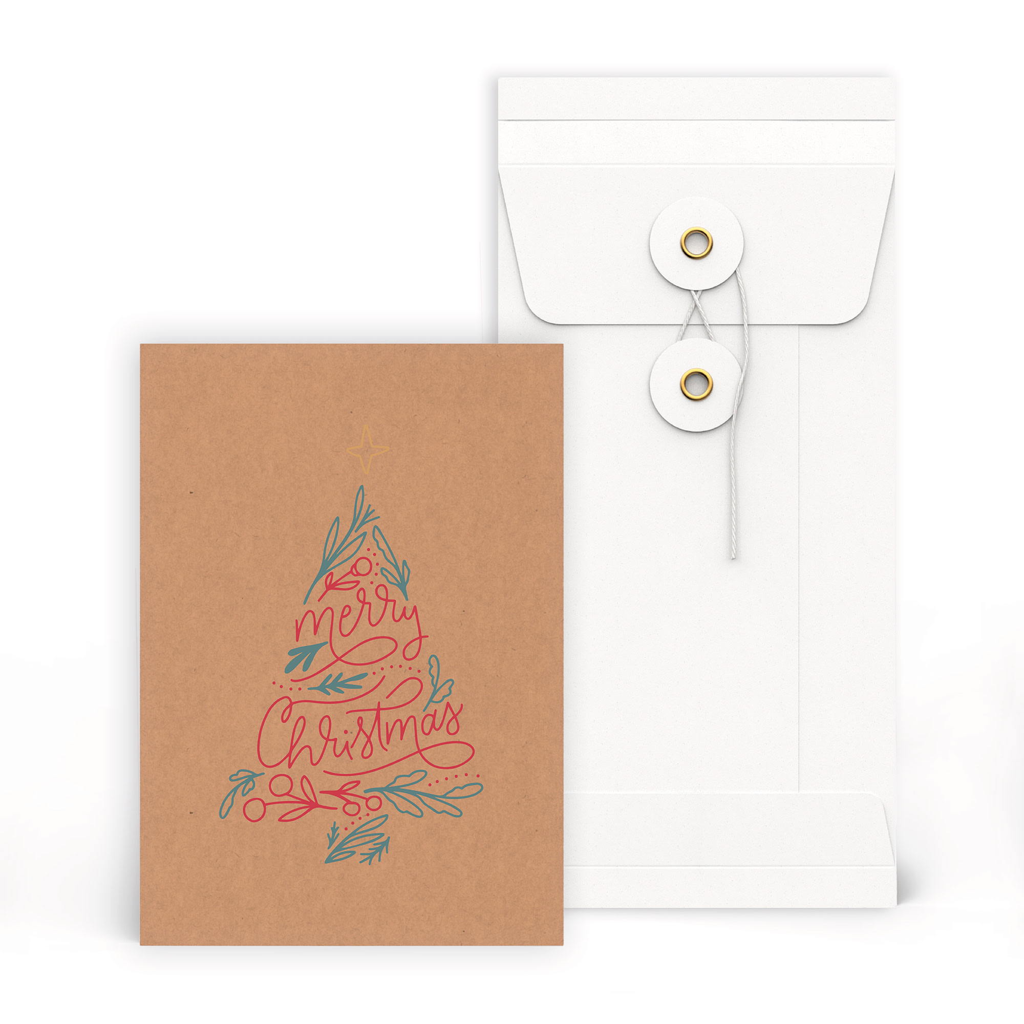 Christmas Envelopes "Merry Christmas" (Pack of 25)