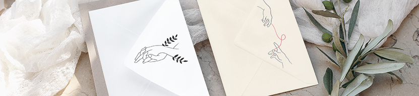 Enveloppes de mariage