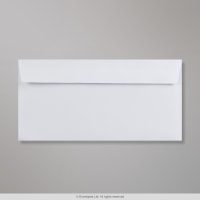 110x220mm DL White Wallet Peel & Seal 100gsm Opaque Inside Seams Wove Envelopes