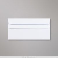 110x220mm DL White Wallet Self-seal 110gsm Security Slits Opaque Envelopes