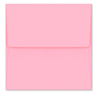 175x175mm Pink Pearlescent Square 170gsm Tuck Flap Envelopes