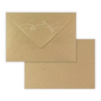 Kraft wedding envelope - Destiny 162x229 mm (C5)