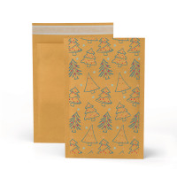 Manilla Padded Bag "Christmas Tree" 215x150mm