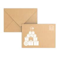 Kraft Christmas envelope - Santa Claus 162x229 mm (C5)